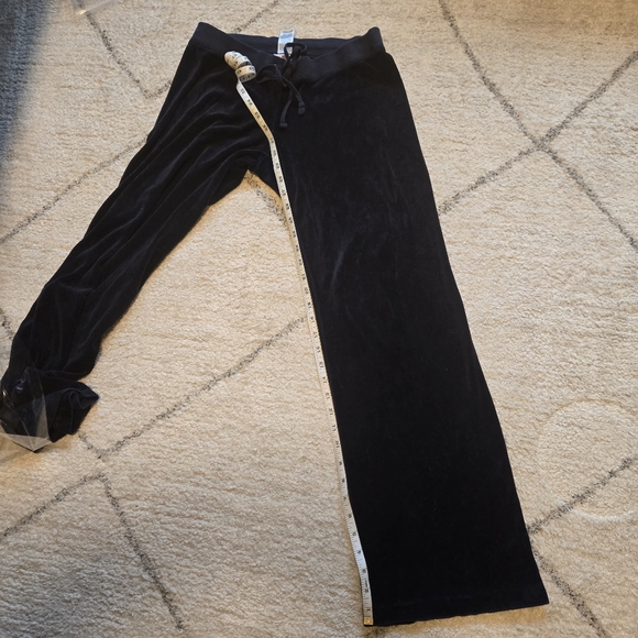 Juicy Couture Navy blue velour track pants size small vintage - Picture 6 of 10